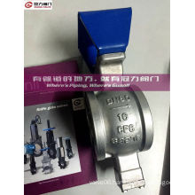 CF8 Wafer V Notch Ball Valve